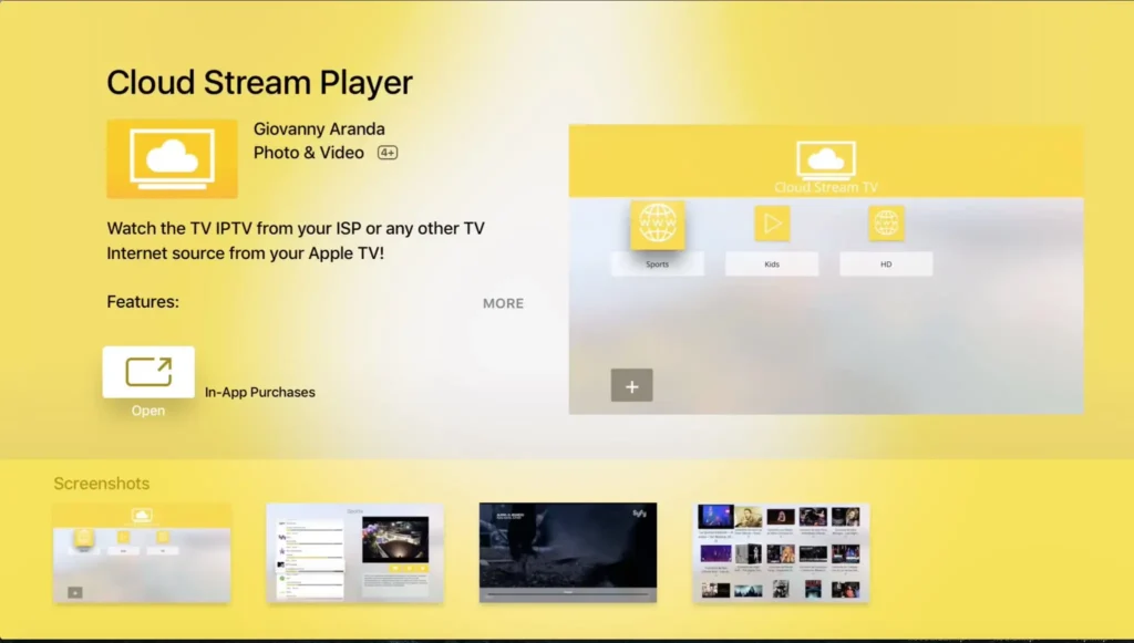 Cloud Stream IPTV Player